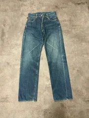 90s Evisu 初期型 evis 2504xx シンチバック セルビッジ デニムパンツのサムネイル