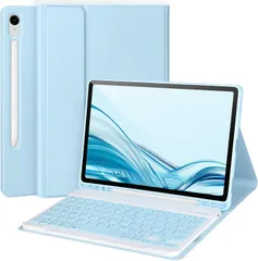 Galaxy Tab S10 Plus/S9 FE Plus/S9 Plus キーボード ケース Sペンホルダー付き 人気 可愛い マグネット 分離式 Android タブレット ギャラクシー Tab S10+/S9+/S9FE+ 12.4インチキーボード カのサムネイル
