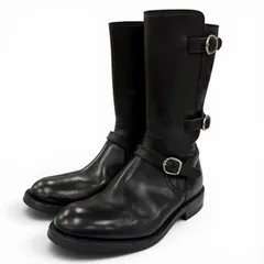 良品☆Tricker's トリッカーズ L7220 レザー エンジニア モーターサイクルブーツ ショートブーツ ブラック 5-5(23.5-24㎝) レディースのサムネイル