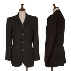 ジャンポールゴルチエ クラシックJean Paul GAULTIER CLASSIQUE ウールパワーショルダージャケット 黒40のサムネイル