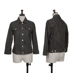 ヘルムートラングHELMUT LANG ELASTIC DENIM SLIM 2 POCKET デニムジャケット チャコール38のサムネイル
