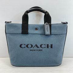 COACH キャンバストート20 2way デニム CU299 - メルカリ