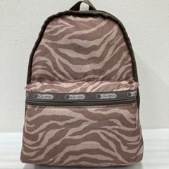 LeSportsac ゼブラ柄 アニマル柄 リュック ポーチ付き - メルカリ