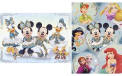 [중고] 포스터 전 2종 세트 Disney 스페셜 포스터 [이치반 복권 Disney World of Imagination] SP상