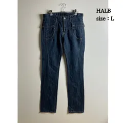 HALB 00s kiminori archive double pockets denim pants L ハルプ ダブルポケット デニムパンツ アーカイブ レア キミノリモリシタ テットオムのサムネイル