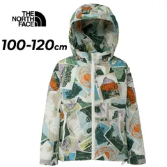 ザ・ノース・フェイス キッズ ウィンドブレーカー 100-120cm THE NORTH FACE トドラー ノベルティコンパクトジャケット 子供服 ウェア はっ水 総柄 アウター 子ども 幼児 ウインドブレーカー ベビー服  /NPT22511