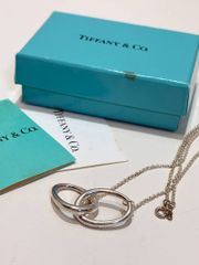 Tiffany & Co. Tiffany Double Loop Elsa Peretti Necklace, Sterling Silver 925