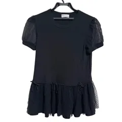 RED VALENTINO レッド・ヴァレンティノ レディース トップス 半袖 裾レース ブラック サイズ不明 J7のサムネイル