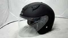 【パッケージ破損・商品擦り傷】バイクヘルメット ジェット YJ-14 ZENITH サンバイザーモデル ラバートーンブラック L YJ-14RBKL YA0508 (2333388)のサムネイル