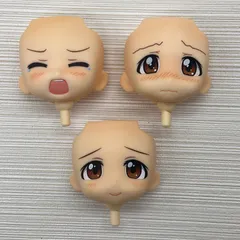 現状品 ねんどろいど 伊波まひる 顔パーツ フェイスパーツ もじもじ顔 照れ顔 叫び顔 WORKING!! ワーキング 写真にあるもののみバラ売り不可のサムネイル