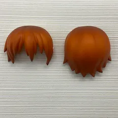 現状品　ねんどろいど 伊波まひる　髪パーツ　ヘアパーツ　WORKING!!　ワーキング　明るい茶髪　写真にあるもののみバラ売り不可のサムネイル