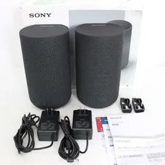 【美品】SONY SA-RS5 リアスピーカー ペア バッテリー内蔵 ブラック 充電式 ソニー 本体のサムネイル