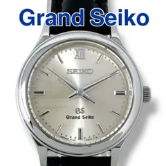 グランドセイコー 4J51-0A10 革ベルト クォーツ レディース 時計 美品 Grand Seiko レザー ブランド 稼働 シルバー文字盤 ブラック革ベルト クオーツ ステンレススチール 腕時計 日本製 SA/未使用に近いのサムネイル
