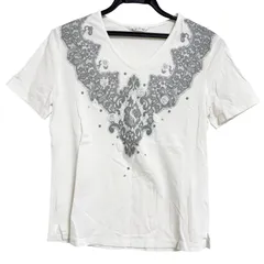 【美品】VALENZA SPORTS バレンザ・スポーツ レディース トップス Tシャツ ホワイト 半袖 38サイズ J7のサムネイル