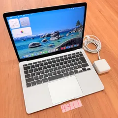 【動作確認済み】 MacBook air 13インチ 2020 Apple M1 8GB 256GB 動画編集可能 カメラ内蔵 ノートPC SSD搭載 macOSインストール済 【4311】のサムネイル
