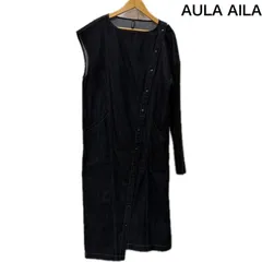 アウラ アイラ デニムワンピース アシンメトリー ノースリーブ SIZE:0 レディース 0 ISItems【USED】【古着】【中古】50161801のサムネイル