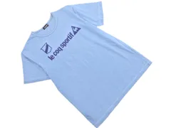 le coq sportif ルコックスポルティフ ロゴ プリント Tシャツ sizeL/青 ■◆ メンズのサムネイル