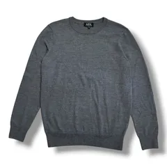 A.P.C ウールクルーネック長袖ニット アーペーセー 24196-1-83683 グレー XS 2203A5のサムネイル