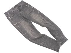 Semantic Design Used-look Tapered Denim Pants, Size S/Black, Men's
