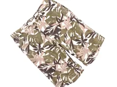 green label relaxing グリーンレーベルリラクシング ユナイテッドアローズ リネン混 総柄 ハーフ パンツ sizeS/ブラウン ■◆ メンズのサムネイル
