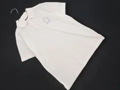 HELLY HANSEN ヘリーハンセン ロゴプリント ポロシャツ sizeL/白 ■◆ レディースのサムネイル