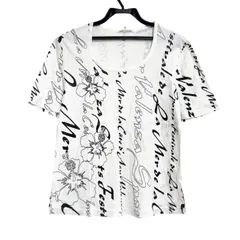 【美品】VALENZA SPORTS バレンザスポーツ レディース トップス 半袖 ロゴ入り 綿100％ 38サイズ J7のサムネイル