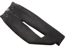 ZARA denim pants, size 36/black, women's.