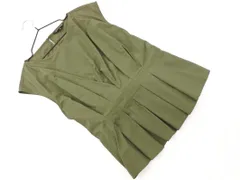 BUONA GIORNATA ボナジョルナータ タック リボン フレンチスリーブ ブラウス シャツ sizeM/カーキ ■◆ レディースのサムネイル