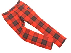 le coq sportif ルコックスポルティフ ゴルフ チェック ストレッチ 裏起毛 パンツ size9/赤ｘ黒 ◇■ メンズのサムネイル
