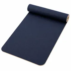【新品】ヨガマット 高品質　低価格　6mm TPE 素材 厚手 バンド 付き ピラティスマット 筋トレ エクササイズ ヨガ ストレッチ トレーニング ダイエット トレーニングマット ストレッチマット エクササイズマット 軽量 幅広 大判 宅トレ 女性のサムネイル