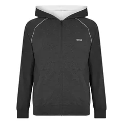 ボス メンズ アウター パーカー・スウェット パーカー Boss Mix Match Zip Hoodie Charcoal 011 チャコールのサムネイル
