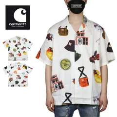 カーハートWIP シャツ Carhartt WIP 半袖シャツ トップス 開襟シャツ メンズ レディース ブランド 大きいサイズ おしゃれ おすすめ 人気 白 carhartt193 ホワイト M L XLのサムネイル