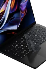 Macbook Neo/Air/Pro 対応】極薄キーボードカバー タイピングでズレない [13/14/15/16インチ | M5/M4/M3/M2シリーズ対応] 自然な見た目 日本語JIS配列 HOGOTECH (マットブラック)のサムネイル