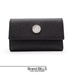 未使用品 BVLGARI ブルガリ クラシコ 6連 キーケース 20234 レザー ブラック シルバー金具 メンズのサムネイル
