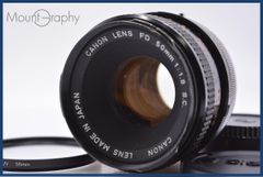 [동작 보증] 캐논 Canon FD 50mm F1.8 SC 전후 캡&렌즈 필터 첨부 동봉 무료 #am8042
