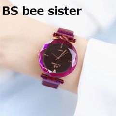 BS bee sister 시계 시계 여성 여성용 시계 액세서리 포장 무료 유리 컷 팔찌 다이아몬드 둥근 원형 FA1556