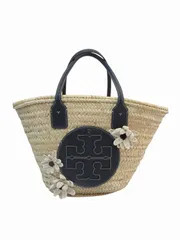 トリーバーチ TORY BURCH バスケットトート カゴバック  フラワー装飾 レディースのサムネイル