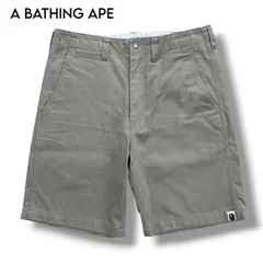 【A BATHING APE】 チノハーフパンツ　Sのサムネイル