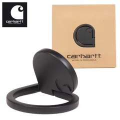 カーハート WIP スマホリング CARHARTT WIP スマホスタンド 携帯 落下防止 超薄型 コンパクトサイズ メンズ レディース ブランド おしゃれ おすすめ 人気 黒 carhartt161 ブラックのサムネイル
