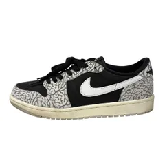 ♪4495 ナイキ スニーカー CZ0790-001 エアジョーダン1 レトロ ロー OG ブラックセメント 27.5cm 中古 Nike Air Jordan 1 Retro Low OG Black Cementのサムネイル