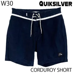 【USED／W30】QUIKSILVER コーデュロイ ショーツ ネイビーのサムネイル
