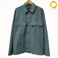 #anc ザラ ZARA ブルゾン XL 緑系 ワークジャケット ナイロン ジップアップ スナップボタン 刺繍 ポケット メンズ [1004169]のサムネイル