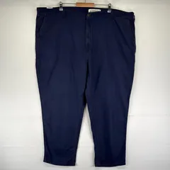 古着 カーハート Carhartt ダック パンツ 大きいサイズ ジッパーフライ ワンポイントロゴ W52 L30  ネイビー系 メンズのサムネイル