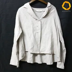 #anc ツムグ tumugu カーディガン F ベージュ 麻 シンプル フレア レディース [1005299]のサムネイル