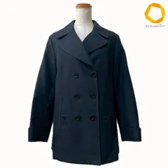 #anc バーバリー BURBERRY コート 44 紺 ピーコート ノバチェック レディース [1009675]のサムネイル