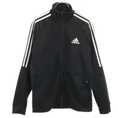 美品 adidas アディダス セレーノ トラックジャケット M ブラック ジャージ メンズ 古着のサムネイル