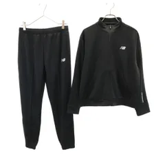 美品 NEW BALANCE ニューバランス トラックジャケット 上下 セットアップ S ブラック ジャージ レディース 古着のサムネイル