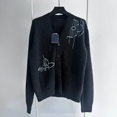(未使用) ルイヴィトン カシミア フリークエンシー カーディガン / Lのサムネイル