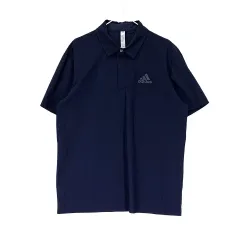 アディダス メンズ スポーティー 半袖ポロシャツ 105 ダークネイビー 最新商品 07859