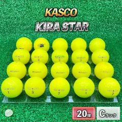 ロストボール　キャスコ　KIRA キラ スター　20球　年式混合　イエロー　Cランクのサムネイル